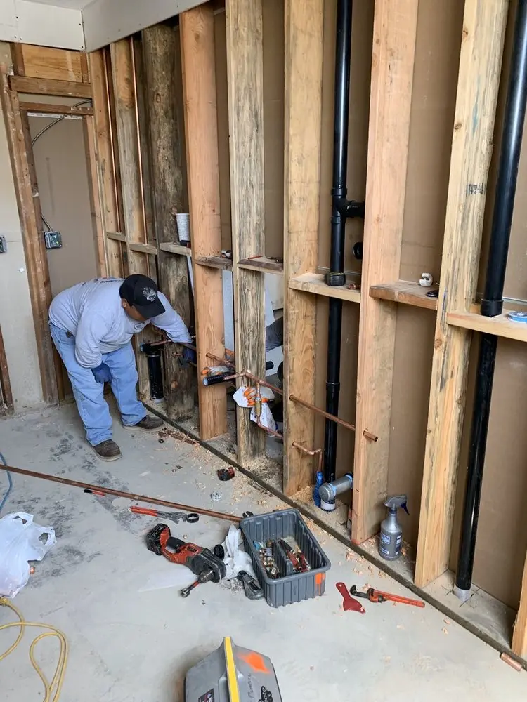 Commercial rough-in plumbing for Water Heater Replacement in Reservoir Hills